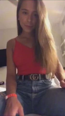 accidental boobs exposed nipslip teen tits gif