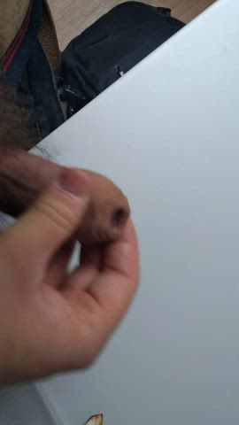 Cock Cum Cumshot Foreskin Solo gif
