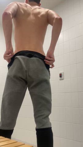 my tight, pink, sweaty gym hole