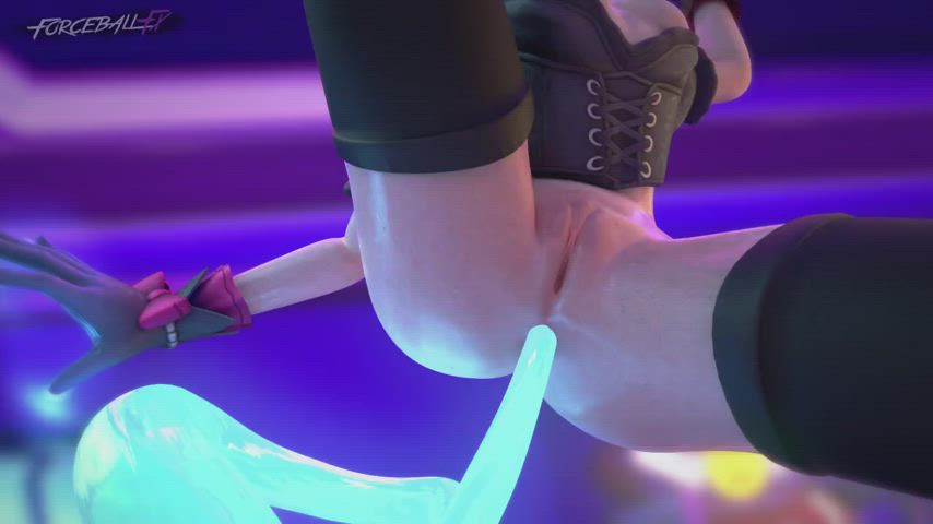 D’va tentacle fucked (forceballfx)