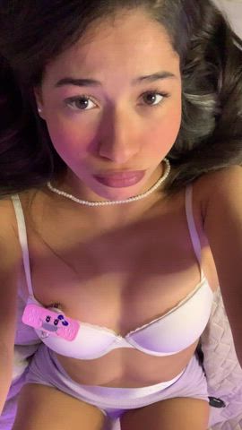 2000s porn bed sex big tits boobs erotic lingerie onlyfans tease teasing gif