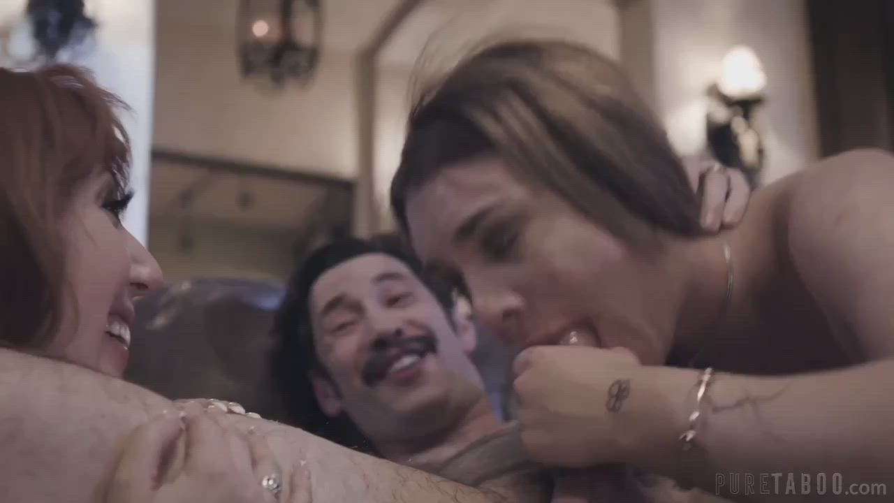 Gabbie Carter Lauren Phillips babysitter threesome blowjob
