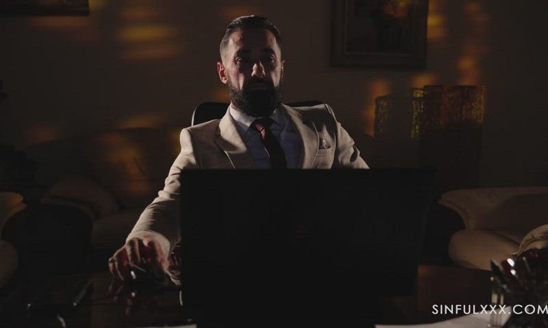 He calls an escort. Just to get rid of some stress.. turns out to be a domina