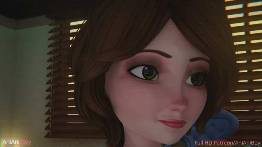 Big Hero Aunt Cass All Alone With Baymax 3D Hentai