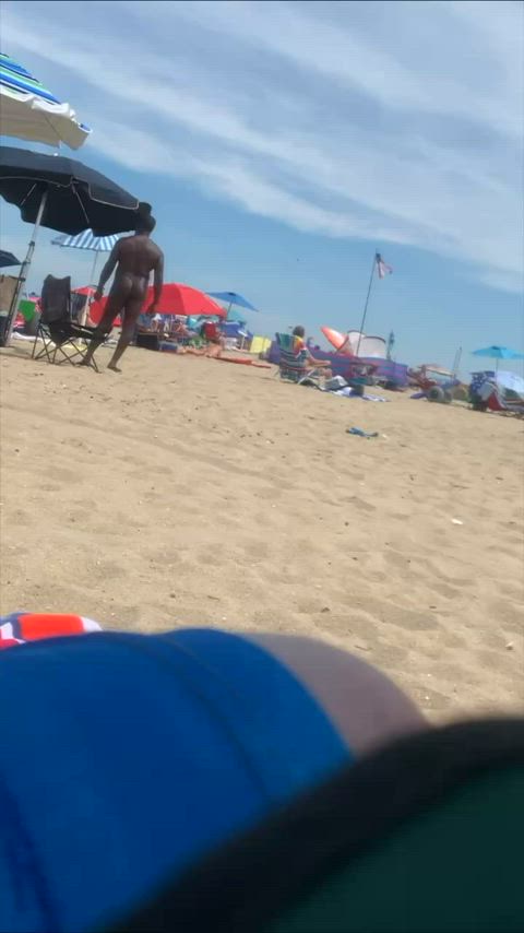 First time stripping nude in public