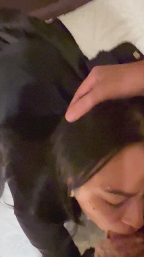 asian blowjob teen deepthroat face-fucking rough-sex gif