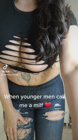 milf sexy gaming couple swedish gif