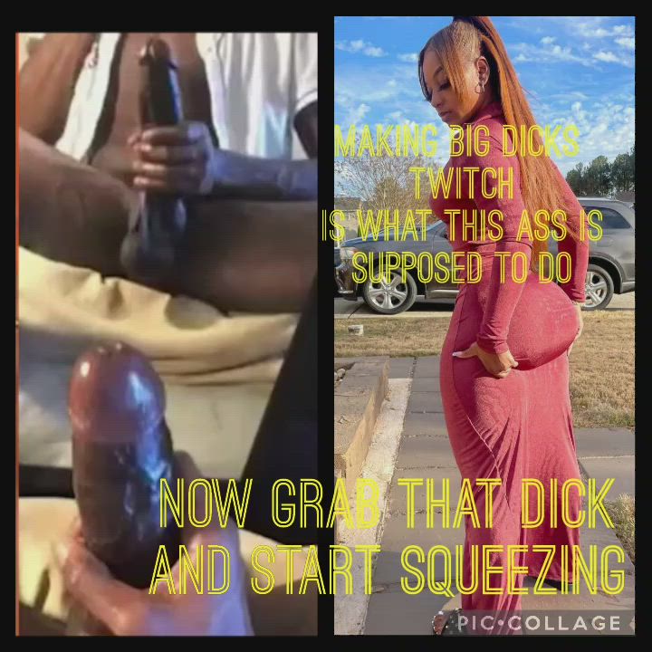 BabeCock Big Ass Caption gif