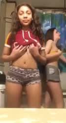 Boobs Lesbians Tits gif