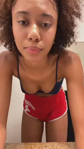 amateur ass ass clapping babe ebony jamaican pretty sissy slut tiktok twerking gif