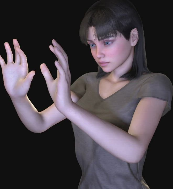 3D Animation Clothed gif