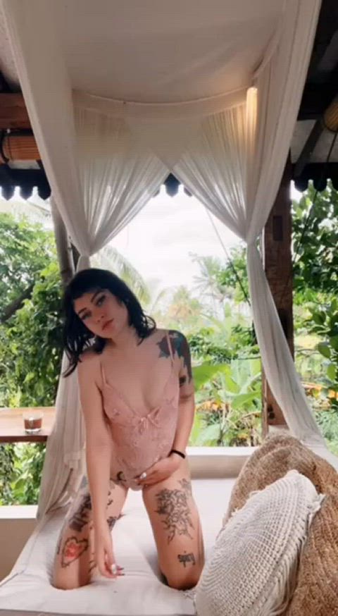 My hot body goes perfectly with this view