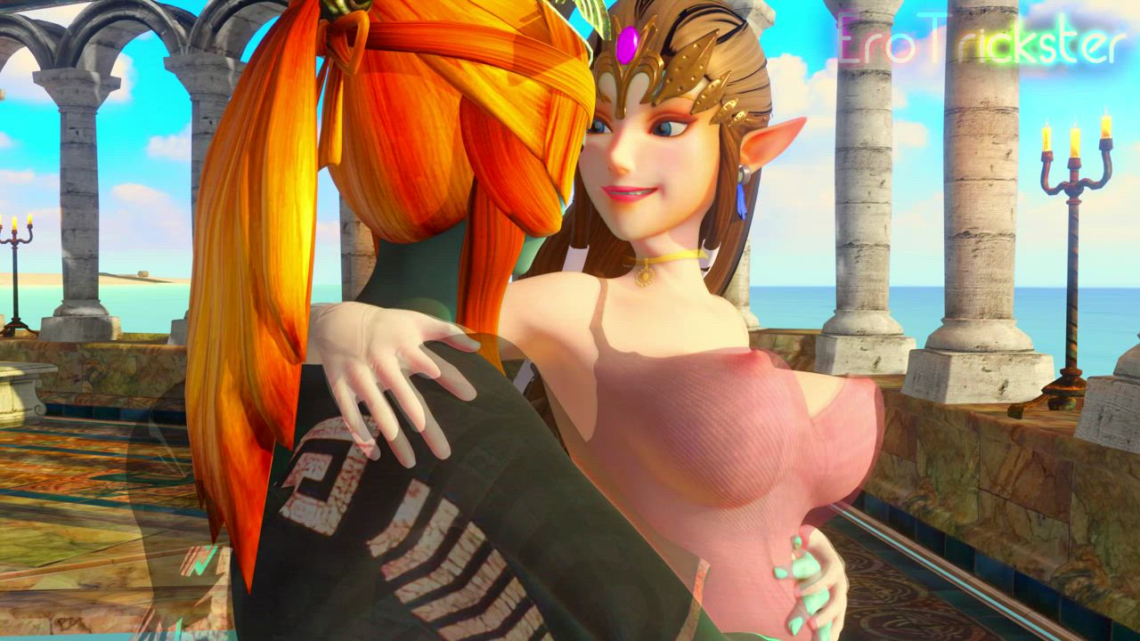Midna pumping Zelda (EroTrickster)