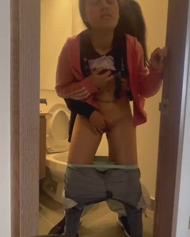 desi lesbians having fun in toilet