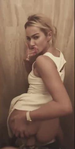 Doggystyle Girls Toilet gif