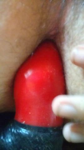 Anal Dildo Sissy gif