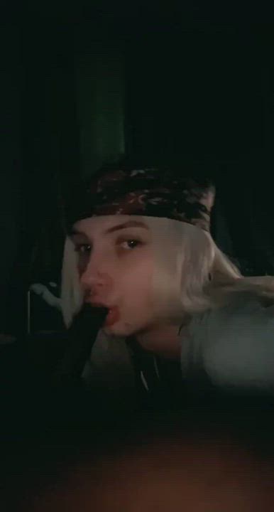 Amateur Blowjob Gay Interracial Long Hair Oral gif