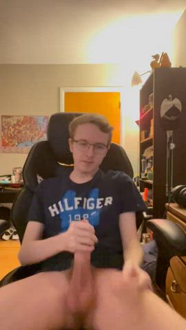 20 years old balls big balls big dick cock jerk off male masturbation masturbating