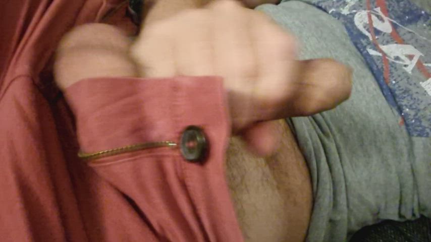 big balls cock male masturbation masturbating gif