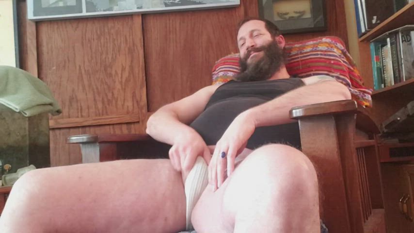 Jerking off, talking dirty