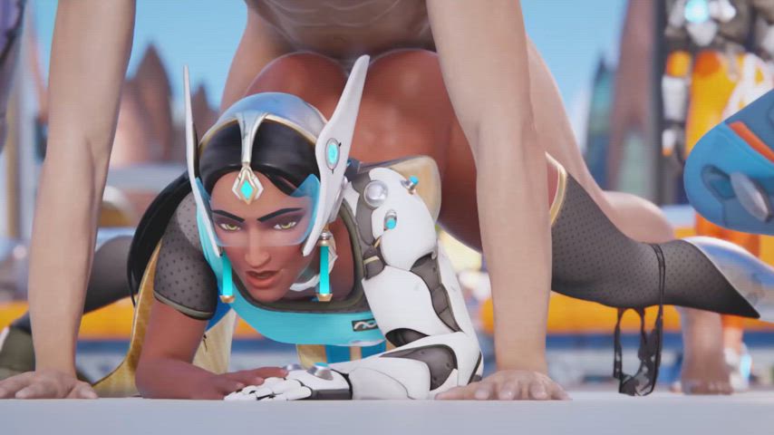 3d animation dogging doggystyle indian overwatch rule34 standing doggy stockings