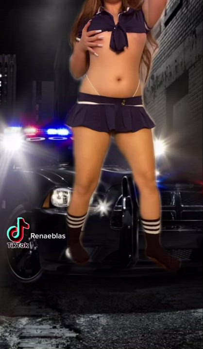 This dirty cop is taking you into custody 😈