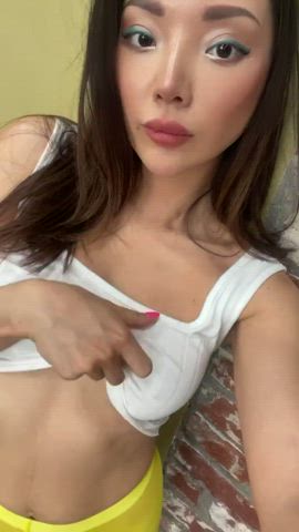 asian boobs booty solo tits gif