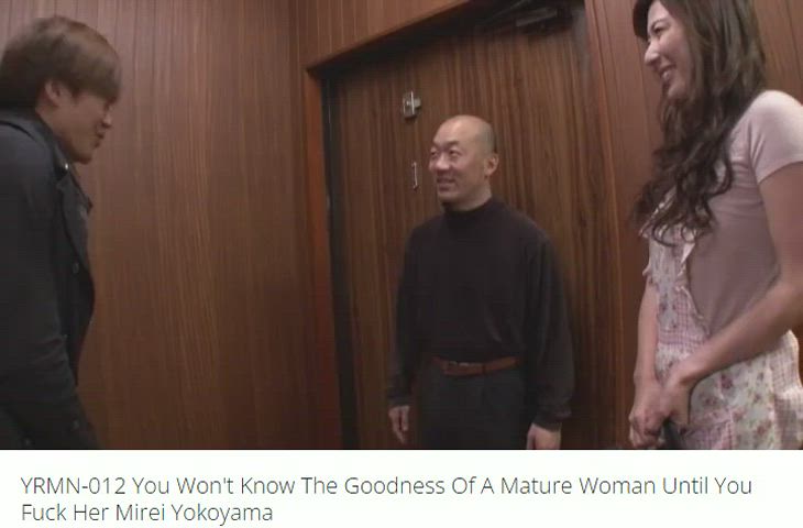 blowjob caption couple jav japanese threesome wife gif