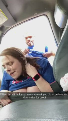 Bully fucks mom at work