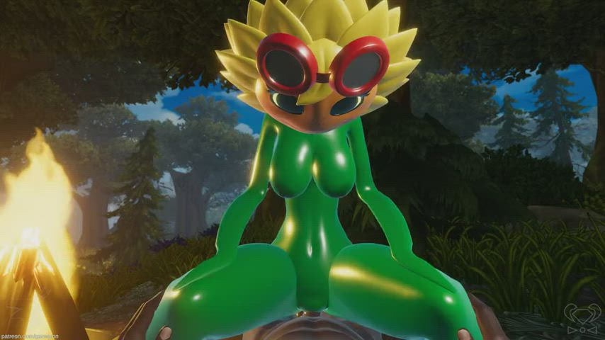 POV of Solar Flare riding your cock cowgirl style (garwaron) [Plants Vs. Zombies