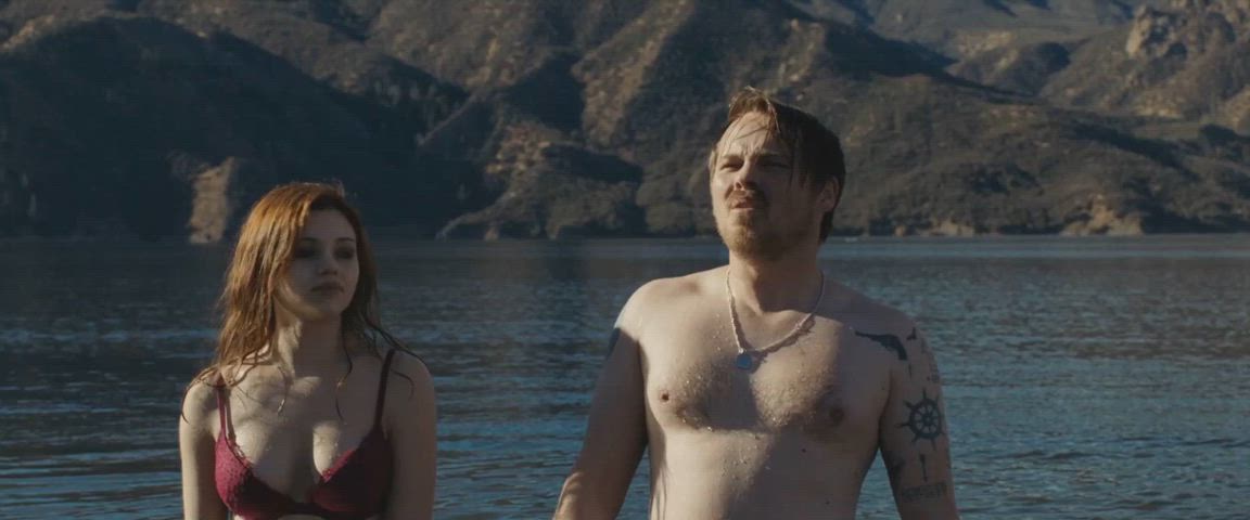 bra celebrity lake gif
