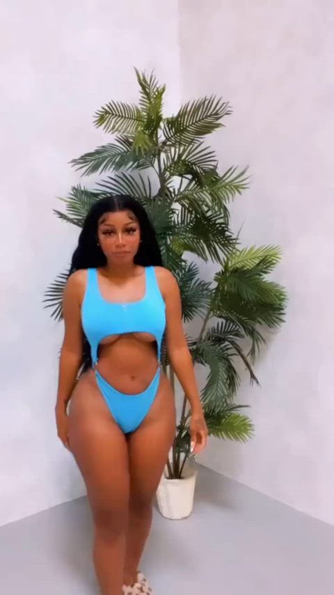 ass big ass booty ebony swimsuit gif