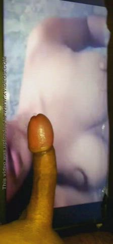 This curvy piece of cunt seduces me &amp; drained my balls later