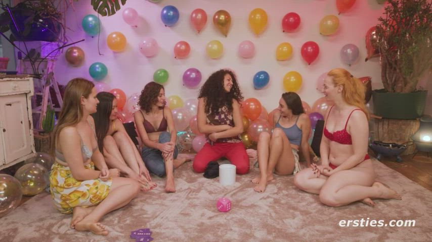 Group Sex Lesbian Stripping gif