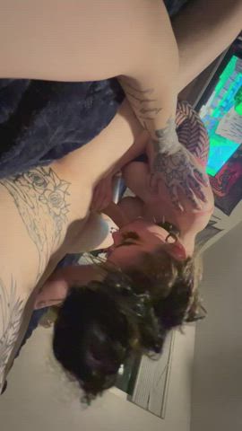 amateur big dick big tits blowjob boobs lingerie natural tits pov teen tits gif