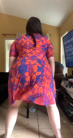 Twerking White Girl Bouncing Ass gif
