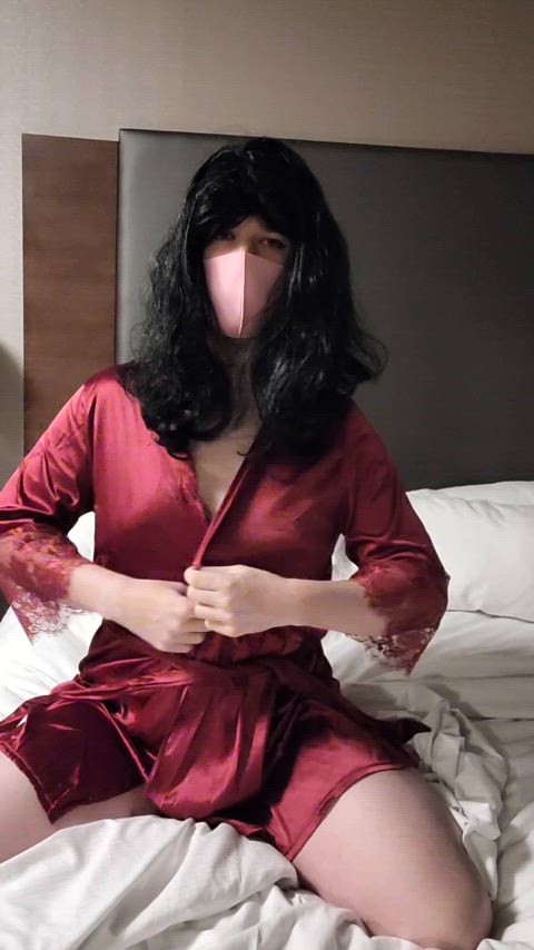 ass big ass booty crossdressing lingerie sissy sissy slut gif