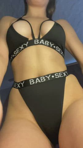 babe big tits cute fansly natural sex tease teen underwear gif