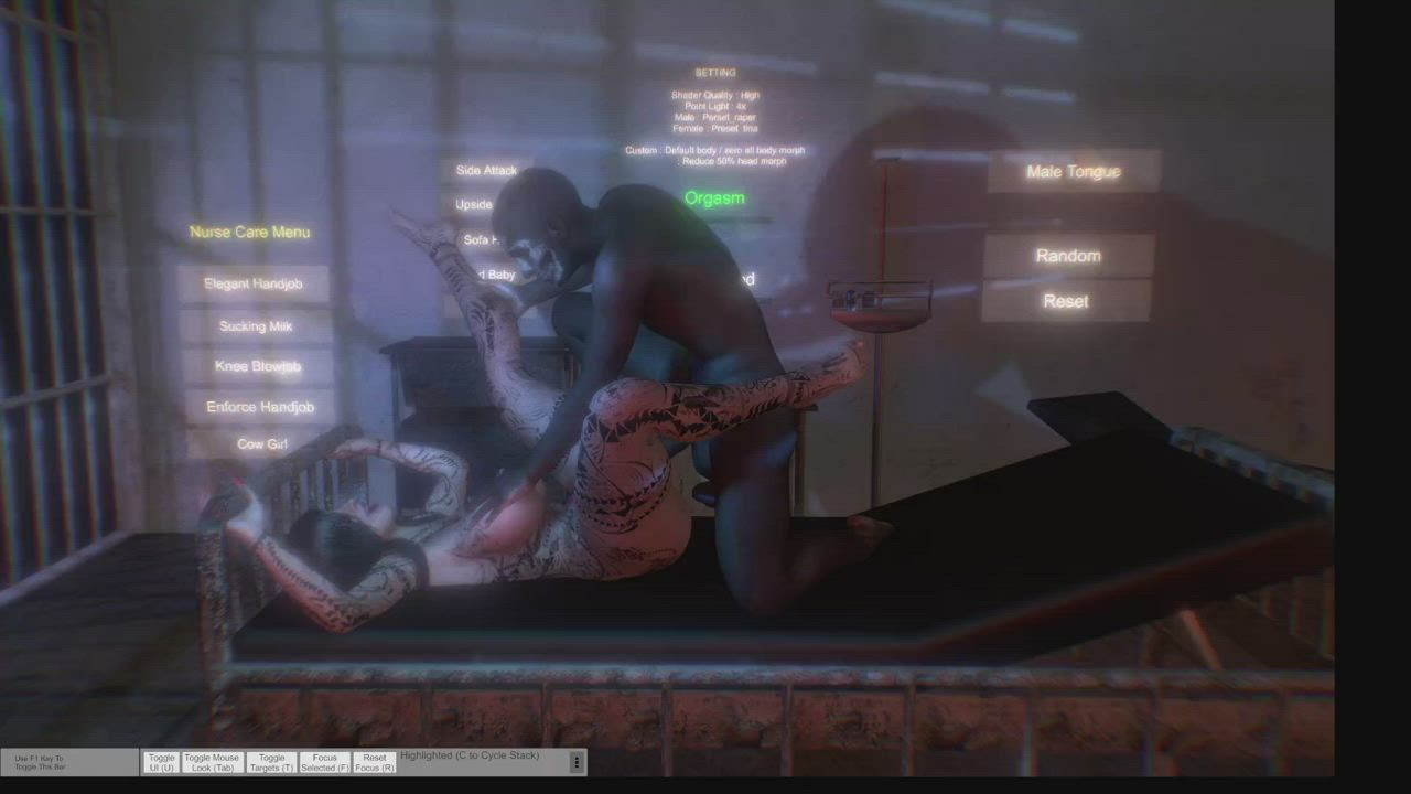 3D Female Prison gif