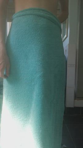 oops dropped my towel