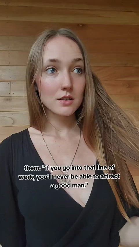amateur american chastity domme dredd femdom onlyfans tiktok white girl gif