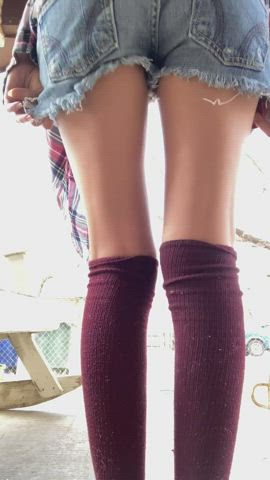 Ass Flashing Public gif