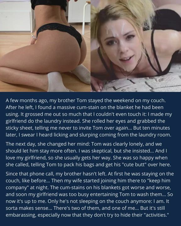 Caption Cuckold Cum gif