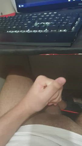 Cock Cum Jerk Off gif