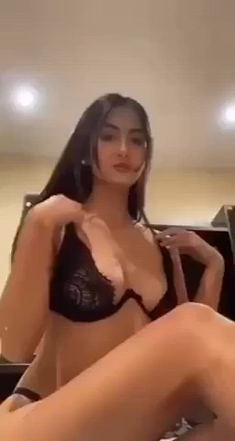cute lingerie nipples pakistani selfie gif