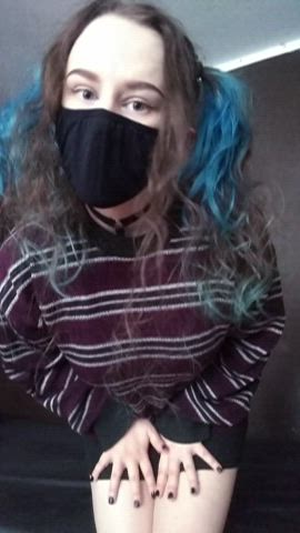 Warning: cute, blue haired girls might hide naughty secrets...