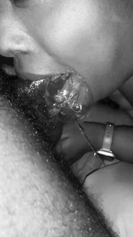 big tits blowjob cock cum cumshot jerk off nsfw sex spit gif