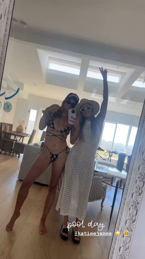 ass bikini brunette celebrity cleavage legs madison reed model natural tits small