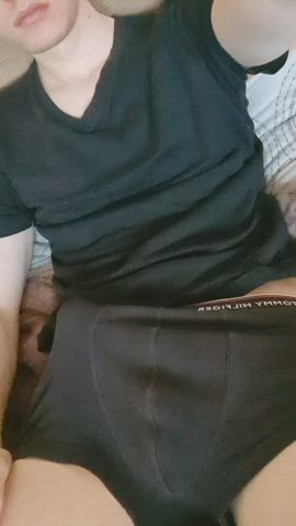 Ngl you never get bored when you have this kinda cock attached to your body and can