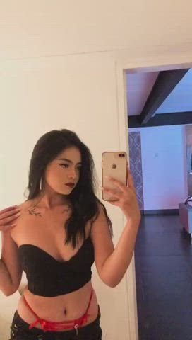 Big Tits Dancing Latina Model Natural Tits Tattoo Tits gif